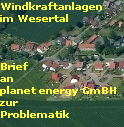Problematik Windkraftanlagen im Wesertal
